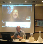 susan arthur, talking via Skype