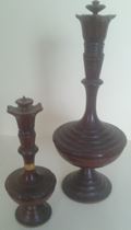 wooden perfume bottles